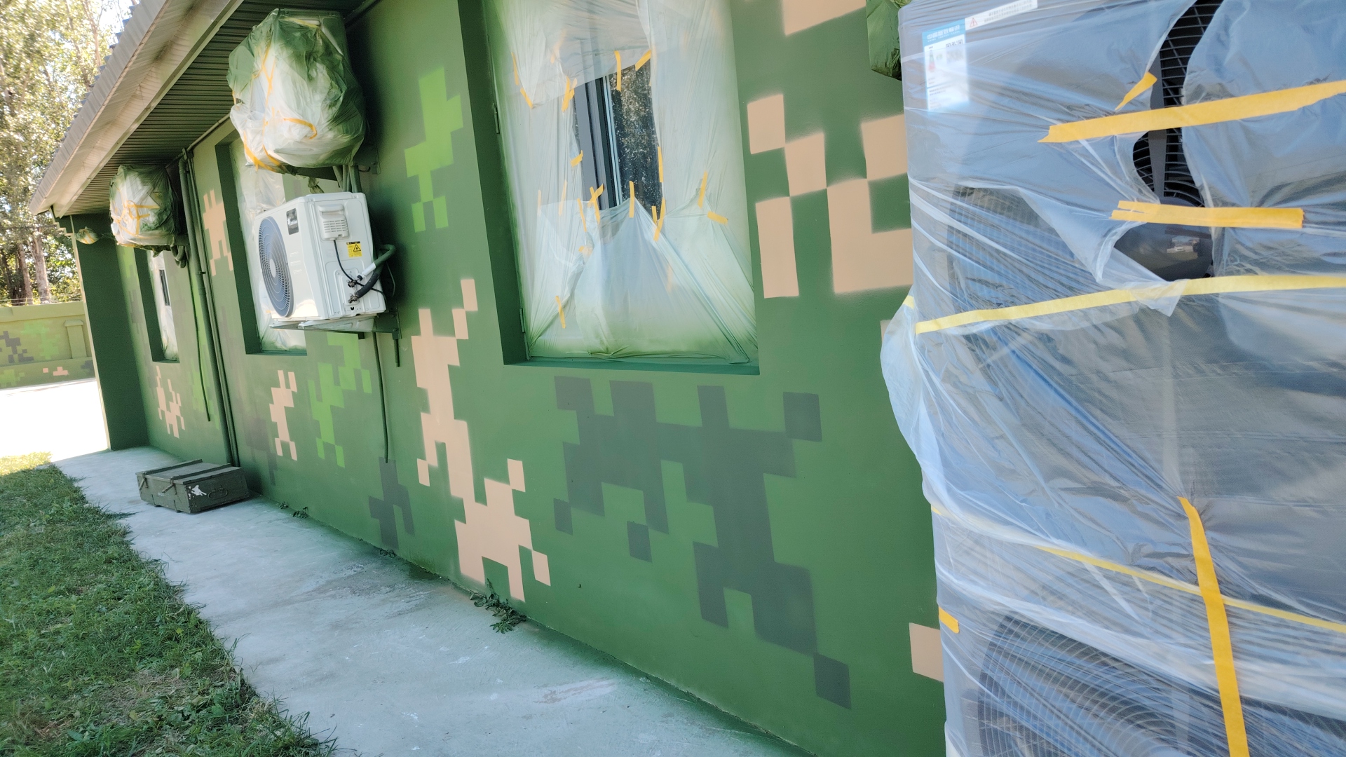 肇庆外墙迷彩漆施工多少钱 伪装迷彩漆  